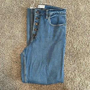 Abercrombie and Fitch High Rise Mom Jean- Curve Love